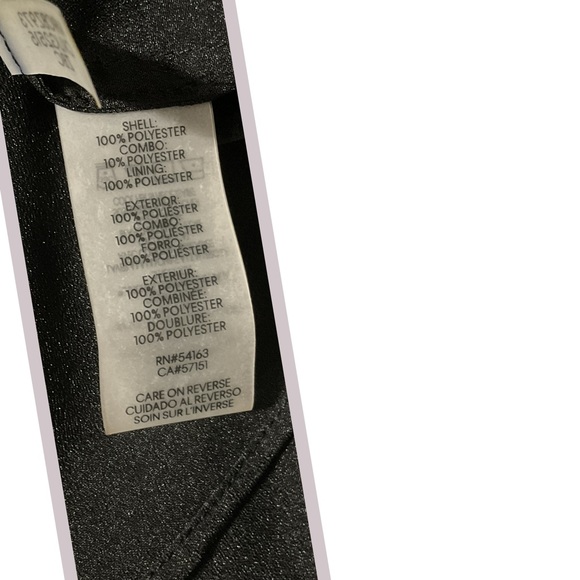 NWT Calvin Klein Floral V-Neck Handkerchief Dress - Size 2 - Picture 5 of 6